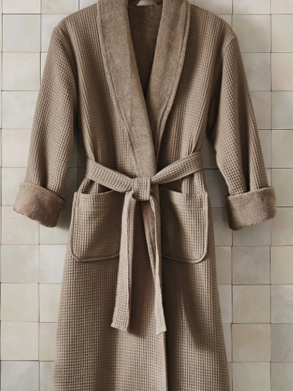 Pottery Barn Waffle Weave Resort Robe - XL Charcoal UNOPENED